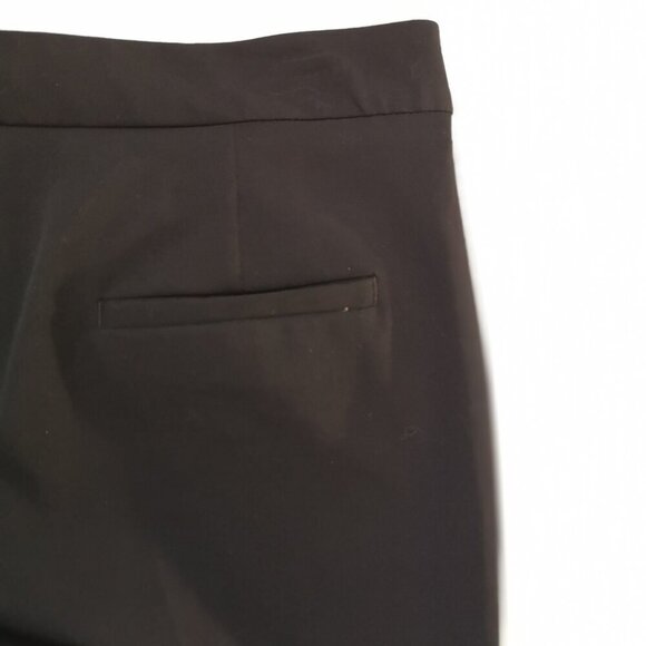 NWT Zara Women Size Medium Ladies Black Straight Leg Pants - Picture 6 of 14